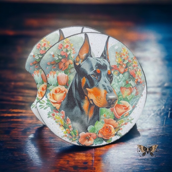 Doberman Car Coater 2 Pack | Hand Crafted Car Accessories - Picture 2 of 8